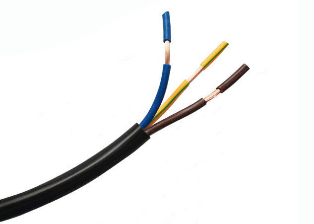 Multi Core Copper Conductor Cable H05VV-F 3 X 1.5 Mm² Net Weight 110 Kg / Km
